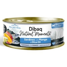 Dibaq Natural Moments Comida H&uacute;mida de Sardinha com Manga para gatos